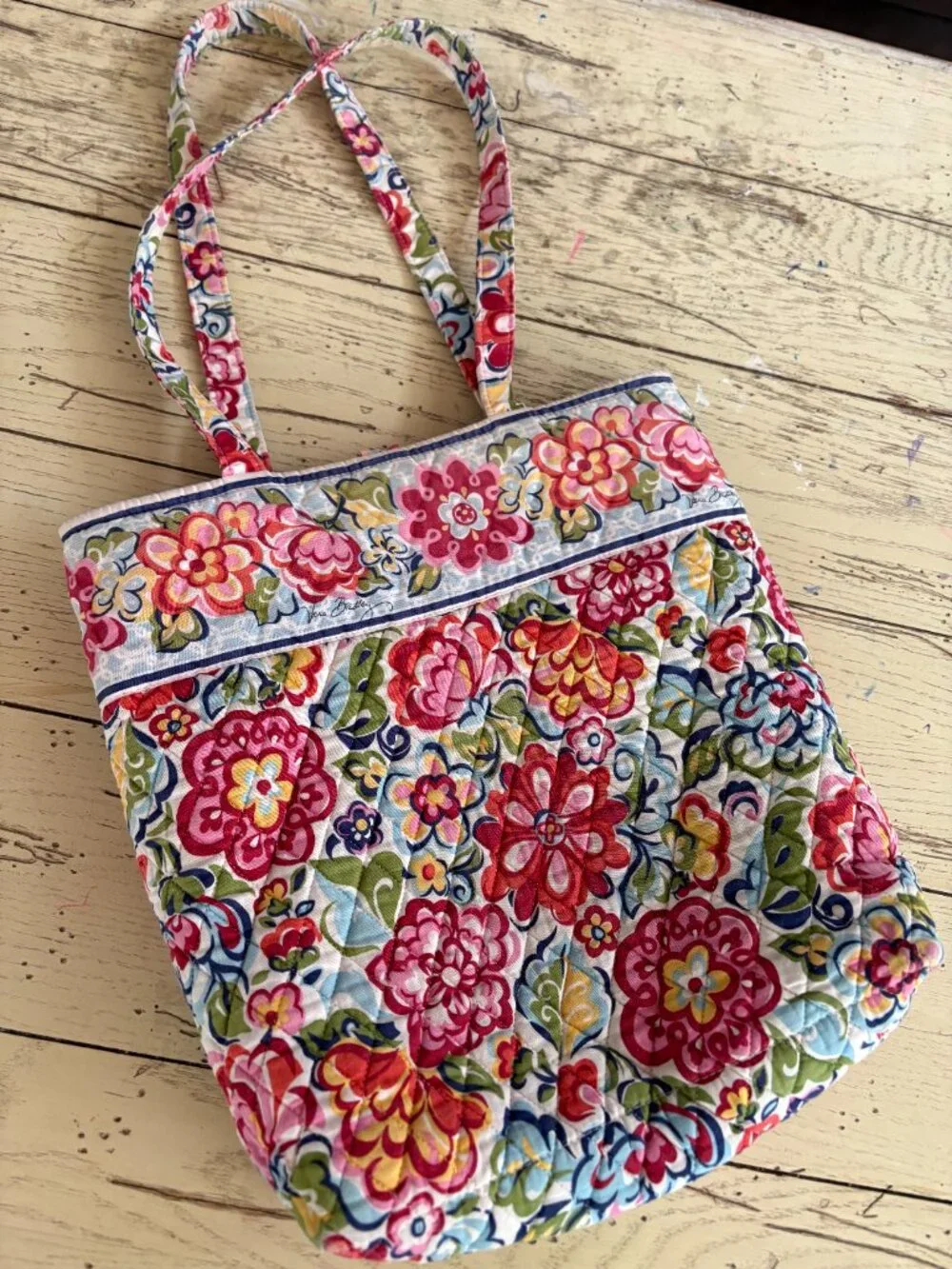 Vera Bradley Cotton Original Tote - Picture 4 of 9
